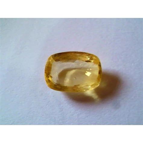 Ct Unheated Untreated Natural Ceylon Yellow Sapphire A