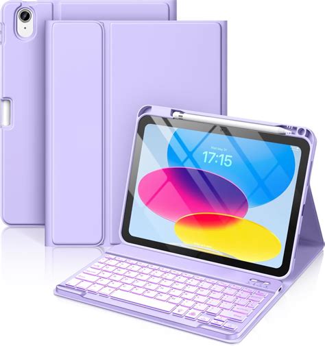 Amazon KENKE For IPad 10th Generation Case With Keyboard 10 9 Inch