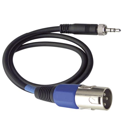 Cordon minijack 3 5mm vissable vers XLR mâle 60cm Sennheiser LA BS