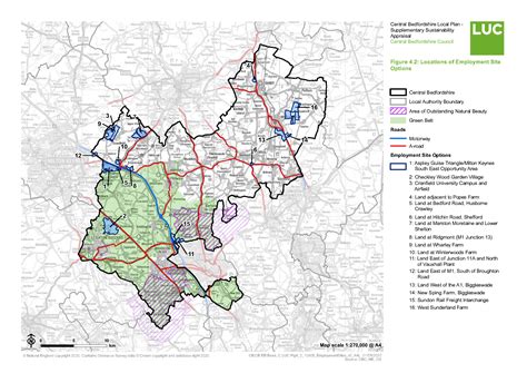 Central Bedfordshire District Council - Sustainability Appraisal
