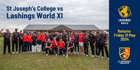 Lashings World XI vs St Josephs College, St Joseph's College, Ipswich ...