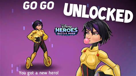 Disney Heroes Battle Mode Go Go Unlocked Gameplay Walkthrough Youtube