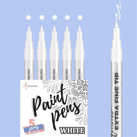 Artistro White Paint Pen For Rock Painting Stone Ceramic Glass Wood