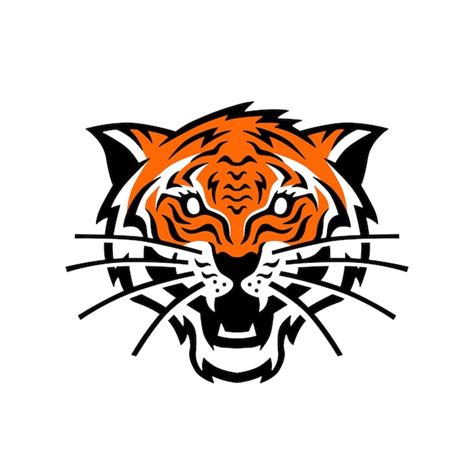 Premium Vector Tiger Head Logo Vector Icon Illustration