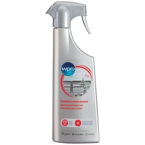 WPRO SSC212 Spray Nettoyant Inox Et Chrome 500 Ml Cdiscount