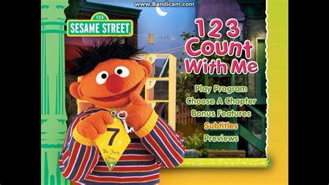 Sesame Street Do The Alphabet Dvd Menu