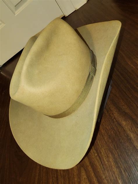 Vintage Resistol 3x Xxx Beaver Self Conforming Cowboy Hat 7 Light Brown Ebay