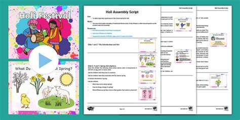 KS1 Holi Assembly Pack Teacher Made Twinkl