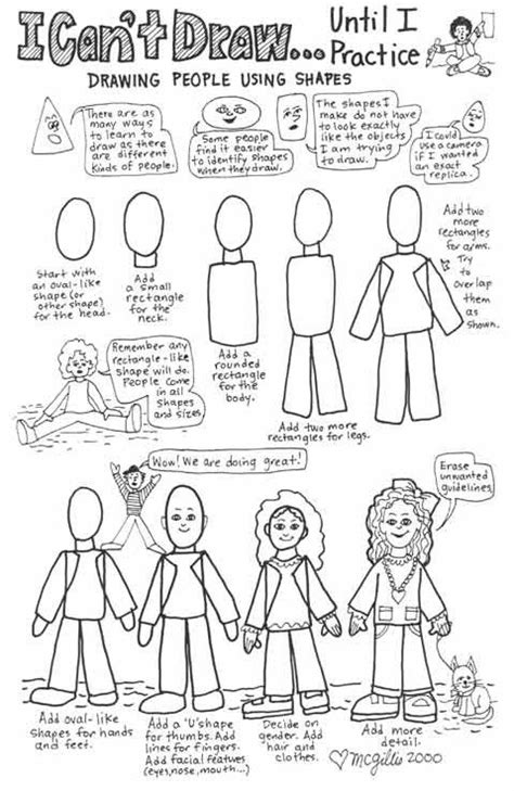 People 2 Art Handouts Drawing People Basic Drawing