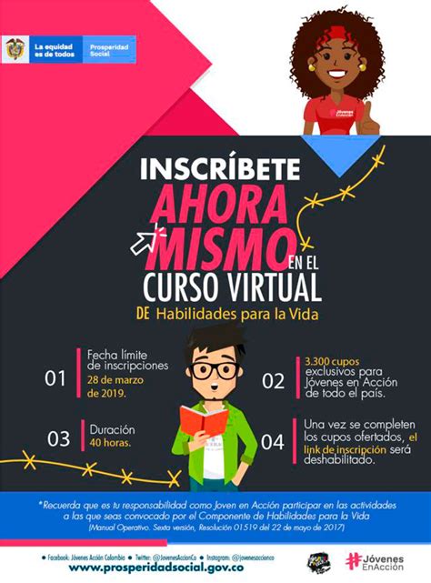 Jóvenes en Acción Curso virtual de habilidades para la vida