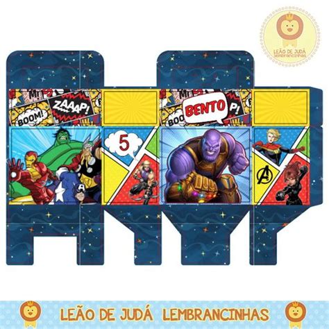 Frete Gratis Pacote Und Caixinha Vingadores Marvel Birthday Party