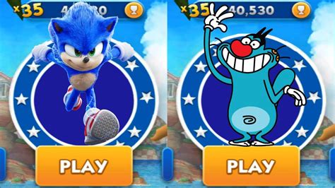 Oggy And The Cockroaches Run Vs Sonic Prime Dash Movie Sonic Vs All