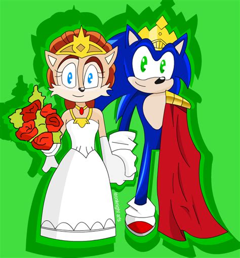 Sonic and Sally - Wedding day by evolvd-studios on deviantART