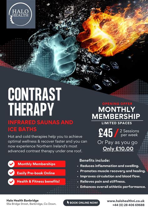 Contrast Hydrotherapy - Halo Health NI | Dry Salt Therapy & Infrared