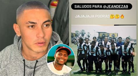 Jean Deza Instagram Su Mensaje Por La Foto De Alianza Lima Con Paolo