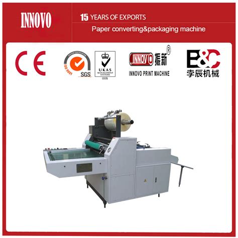 Glueless And Pre Coated Thermal Film Laminating Machine China