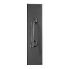 Brass Accents A02 P7401 622 Solid Brass Door Pull Plate Weathered