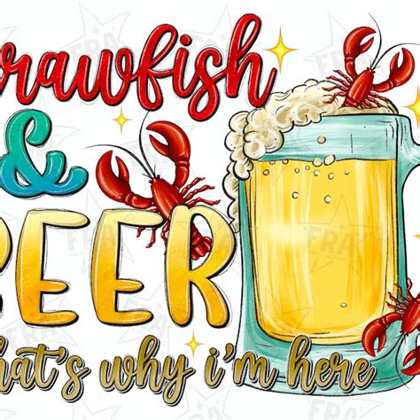 Crawfish And Beer Etsy