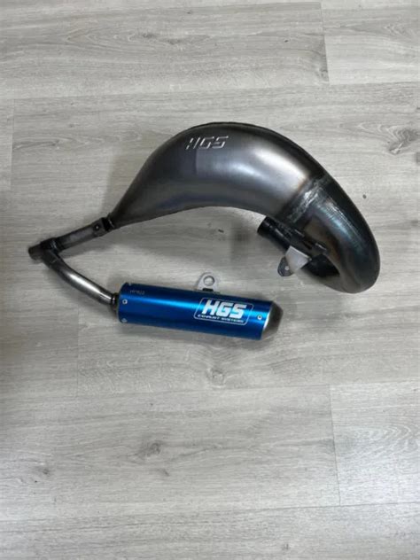 Yz 125 2022 2024 Hgs Full Exhaust System Blue Silencer Steel Tip £449