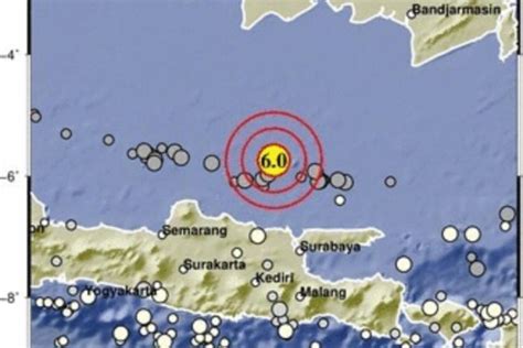 Gempa Tuban Dipicu Aktivitas Sesar Aktif Di Laut Jawa