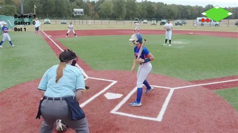 Clearwater Bullets Vigue Vs Gators Jackson 13u Softball Youtube