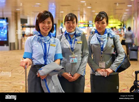 All Nippon Airways Stewardess