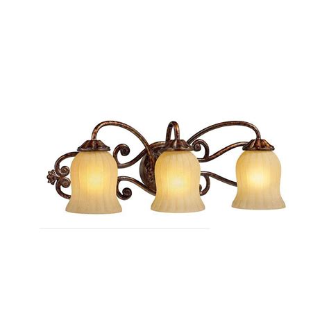 Hampton Bay Freemont Collection 3 Light Antique Bronze Wall Sconce