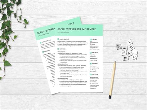 Free Vertical Resume Template For Professional Impression