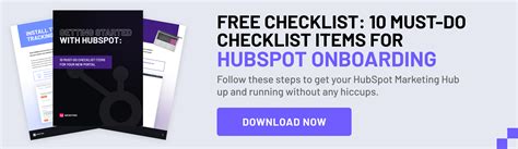 The Ultimate Hubspot Onboarding Checklist Webitmd