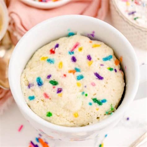 The Easiest Funfetti Mug Cake Table For Two