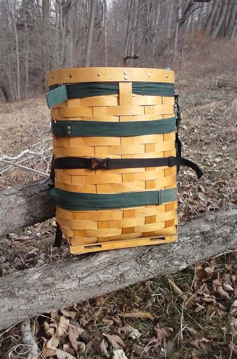 Make A Pack Basket For Camping Survival Life