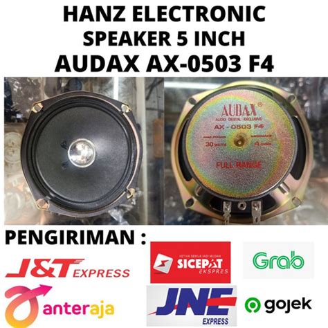 Jual Audax Speaker Inch Daya Watt Ax Full Range Asli Kota