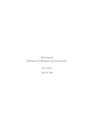 The Top Down Correction Algorithm Example Guided Unfolding