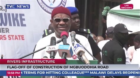 Must Watch Gov Wikes Speech Today As He Flags Off Construction Of