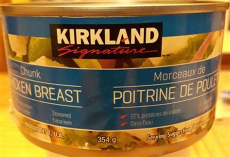 Kirkland Signature Chicken Breast 55 G Nutrition Information Innit