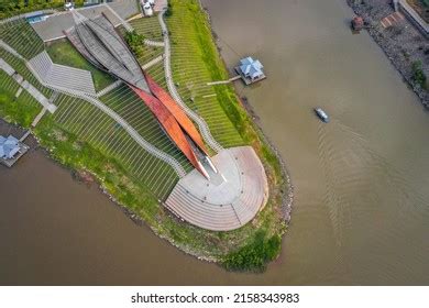 Aerial View Pa San Bridge Pasan Stock Photo Shutterstock