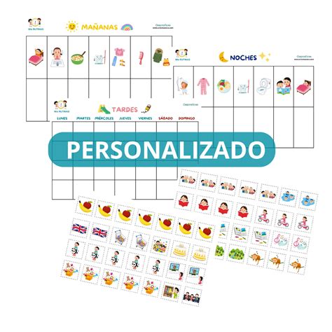 Tabla De Rutinas Para Niños Personalizada Orientanova