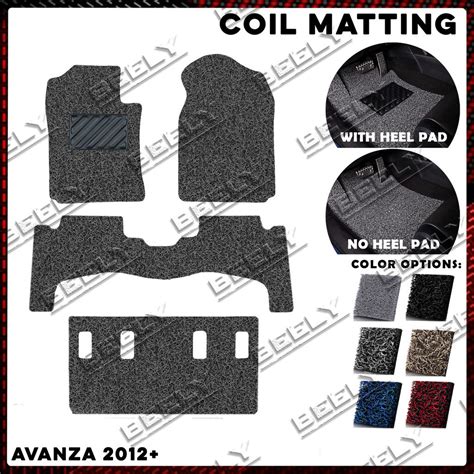 Coil Matting Toyota Avanza 2012 2021 Nomad Spaghetti Car Mat 2015