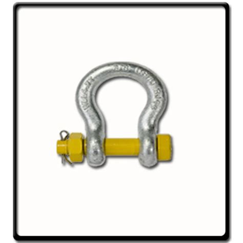 65 Ton Safety Pin Bow Shackle 22mm 78