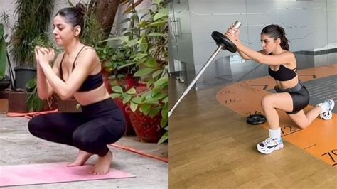 Fitness Dump Alaya F Revealed Her Hard Morning Workout Routine Iwmbuzz