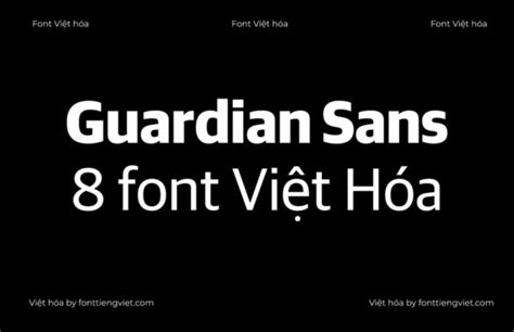 Shop Font Bộ 8 Font Việt Hóa 1ftv Vip Guardian