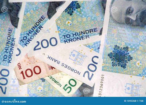 Norwegian Currency Stock Photo Image Of Kroner Note 1093368