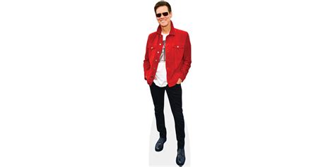 Jim Carrey Red Jacket Cardboard Cutout Celebrity Cutouts