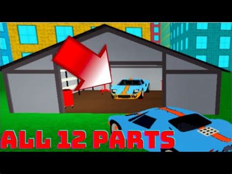 ALL 12 PARTS Car Parts Hunt Car Dealer Tycoon Roblox YouTube