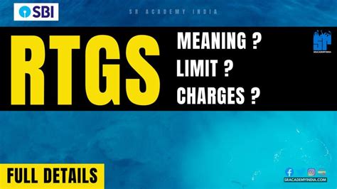 Rtgs Meaning Time Charges Complete Details With Pictures Sr