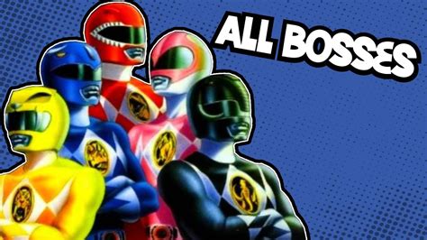 Mighty Morphin Power Rangers Beats Of Power ALL BOSSES 2015 BUILD