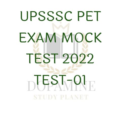 Upsssc Pet Exam Mock Test In Hindi