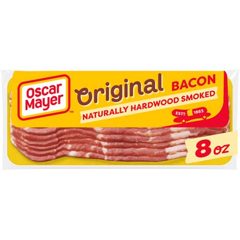 Oscar Mayer Naturally Hardwood Smoked Bacon 8 Oz Pack 9 11 Slices