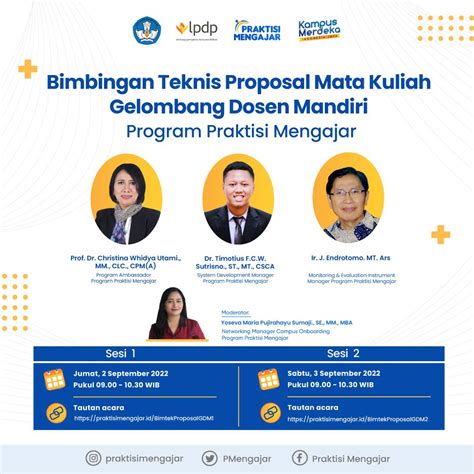 Bimbingan Teknis Proposal Mata Kuliah Gelombang Dosen Mandiri