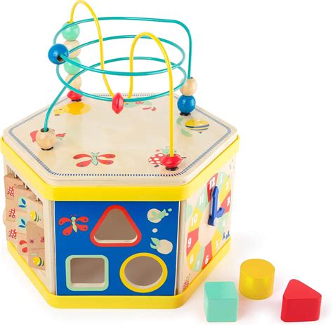 Small Foot Wooden Toys Activity Center 7 In 1 Iconic Motor